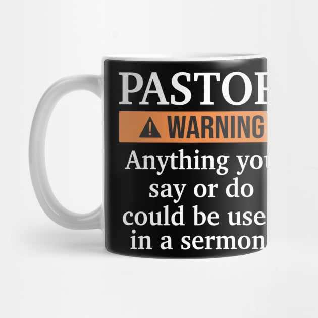 Pastor Warning i might put you in a Sermon funny church by FunnyphskStore